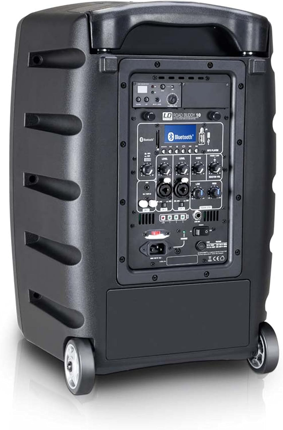 Draagbare Speaker Zwart – Accu-Luidspreker – Bluetooth Speaker – PA Speaker – Partyspeaker – 120 Watt – Tot 8 Uur Accuduur