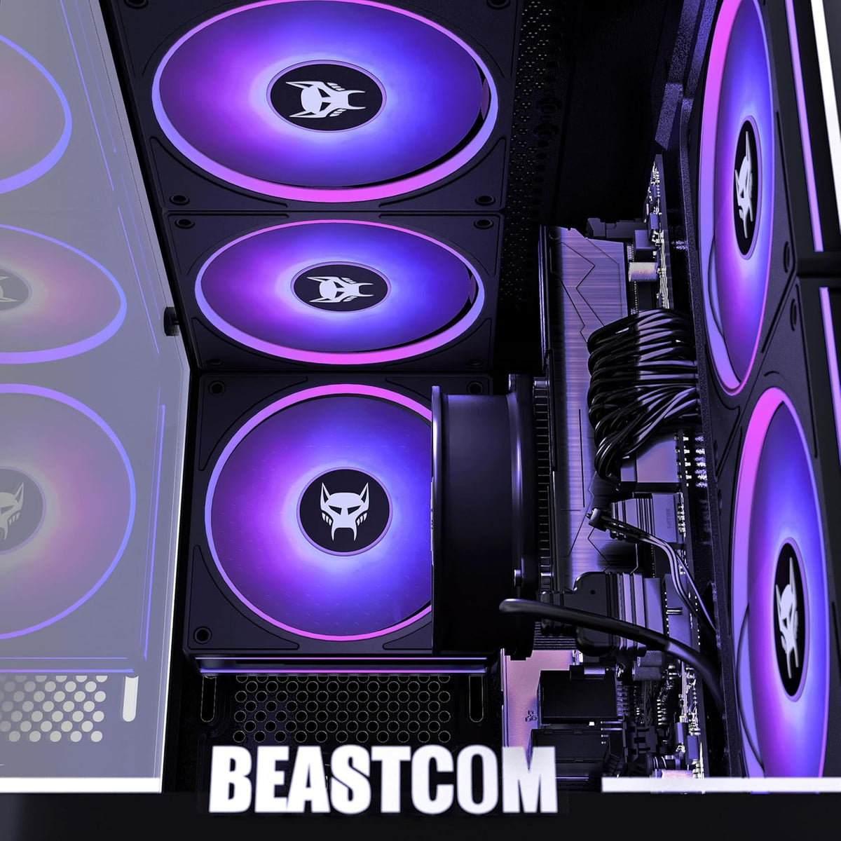 BEASTCOM Q3 Essential Gaming PC 8 Threads AMD Ryzen 5 4X 3,90 GHz, 4K Vega 11 grafische kaart, 16 GB RAM, 1 TB SSD, HDMI, WiFi, Windows 11 Pro