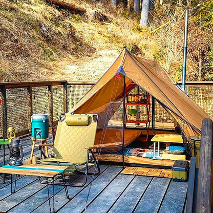 POMOLY CHALET 70 Pro draagbare huttent met kachelkrik en twee tentstokken voor 1-2 personen wandelen, jagen, backpacken | 2024