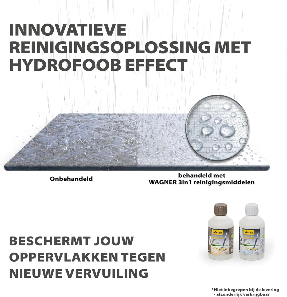 WAGNER multifunctionele terrasreiniger Levaro Powerbrush 18V (batterij en lader zijn niet bij de levering inbegrepen) - voor ongecompliceerde onderhoudsreiniging van buitenruimtes