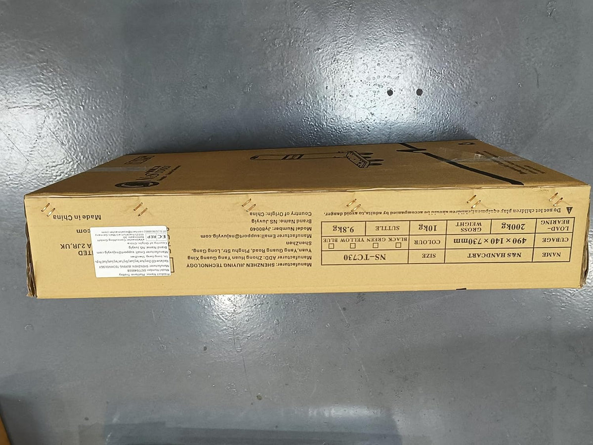 N&S Tool N&S Platformwagen voor zwaar gebruik, 200 kg, eenhandige vrachtwagenwagen met Mute Wheels Platformwagen