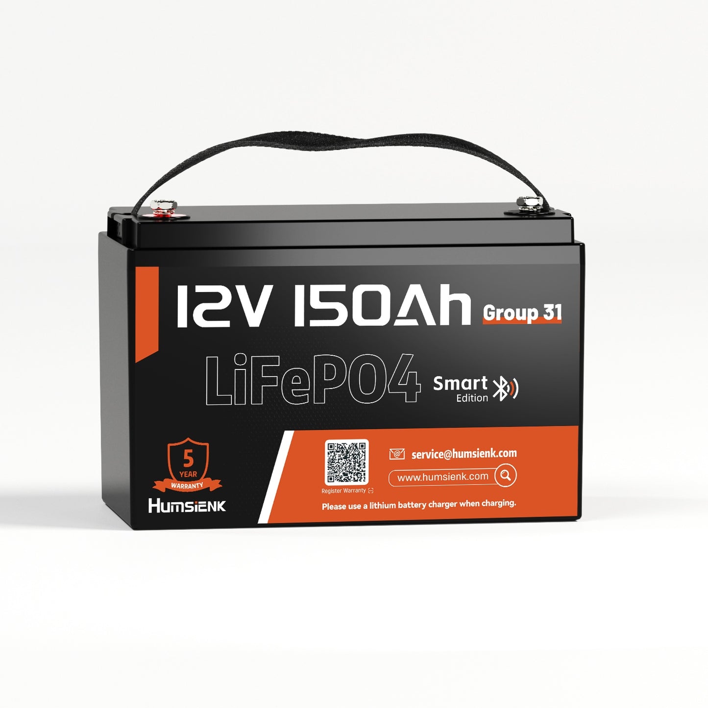 12V 150Ah LiFePO4 Accu – Lithium Batterij – Camper Accu – Boot Accu – Zonne-energie Accu – Geïntegreerde 100A BMS – Lage Temperatuurbescherming