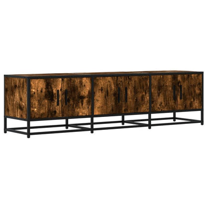 TV meubel – Tv kast – Tv meubel met opbergruimte – Media meubel – Entertainment meubel – Variant Brun – Ruime opslag – Duurzaam materiaal zonder hout