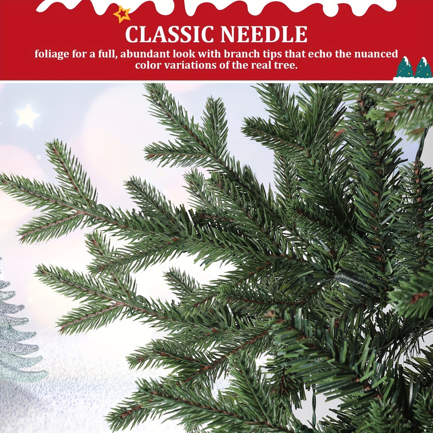 Kunstkerstboom – Nepkerstboom – Sierboom – Kerstboom 183 cm Groen – 950 PE PVC Takken – Inklapbare Metalen Standaard