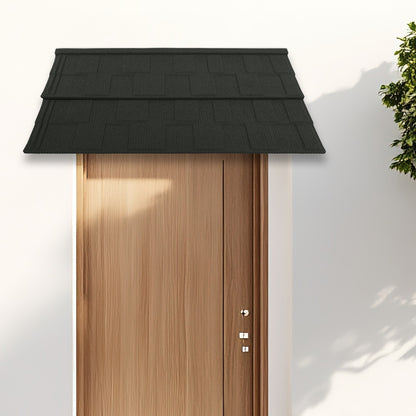 2-Pack 134*42CM Metal Awnings | Tile Shaped, Jungle Green, Brand NaMaSyo