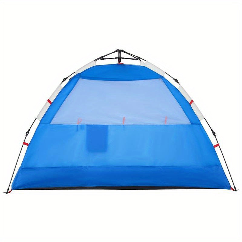 Tent – Strandtent – Pop-up Tent – Koepeltent – Kampeertent – Lichtgewicht Polyester – Snel Opzetten – Blauw – 2 Persoons