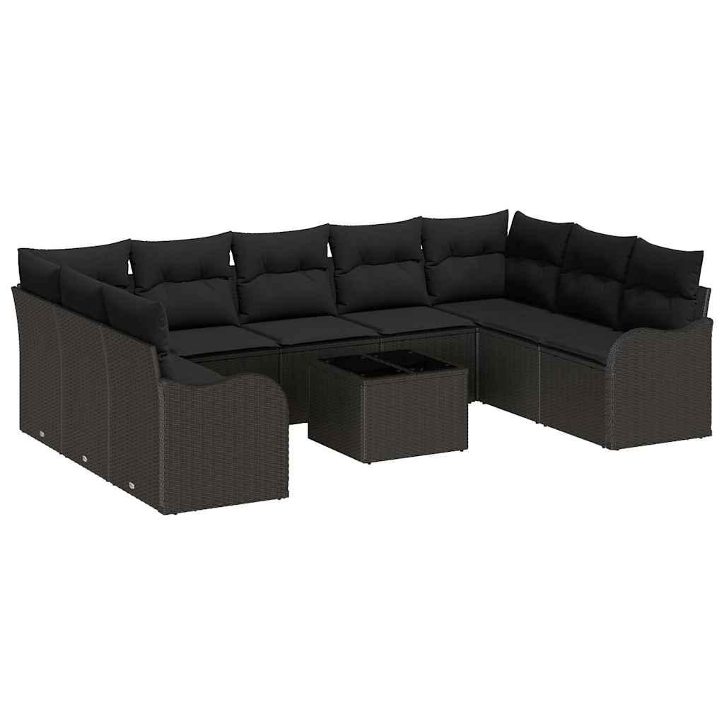 Tuinbank – Buitenbank – Loungeset – Balkonbank – Tuinmeubel – Modulair Ontwerp – Handgevlochten Weerbestendig Rattan