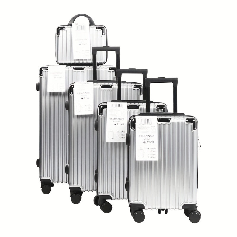 Koffersetje – Reiskoffer – Bagageset – Spinnerkoffer – Trolley – Lichtgewicht & Slijtvast – 5-delige Set 12-28 Inch Met Cijferslot