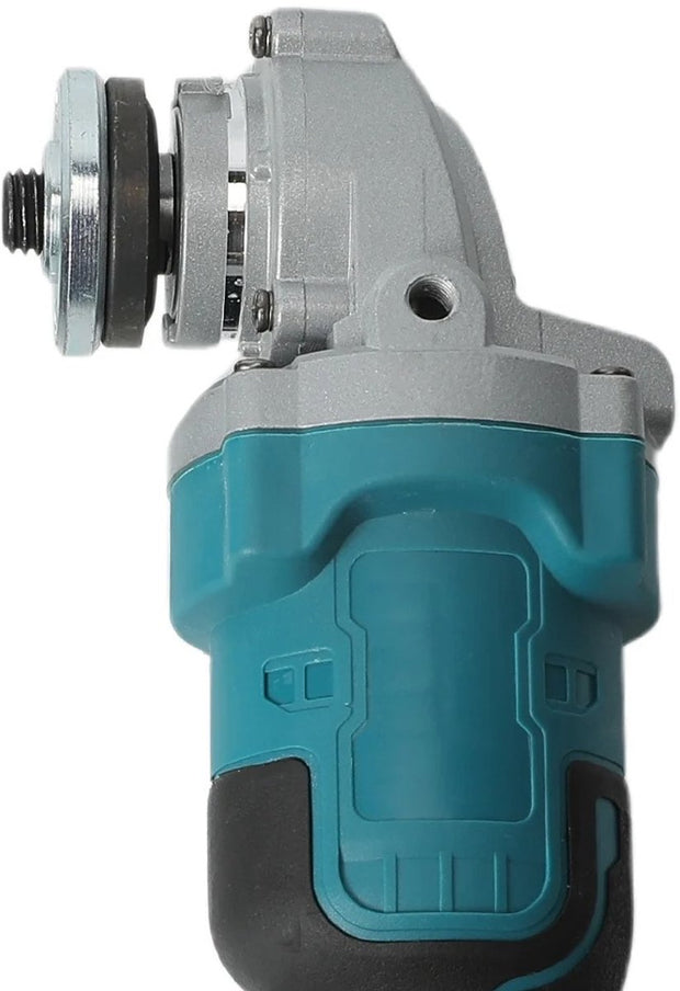 Slijpmachine - Haakse Slijper - Slijper - Elektrische Slijper - 2x Accu - Met Accessoires - Blauw