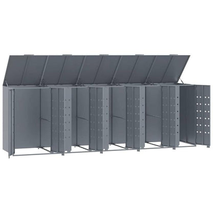 Vuilcontainer – Afvalbak – Buitenbak – Prullenbak – Container – Zware Stalen Constructie – Extra Grote Capaciteit 345x79x117 cm