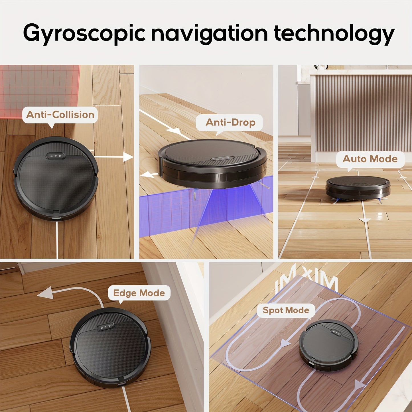 Robotic Vacuum Cleaner, Automatic Self-Charging, Robot Vacuum 4000Pa Powerful Suction, 120 Mins Runtime, Wi-Fi/App/Alexa Control, For Pet Hair, Hard Floor And Low-Pile Carpet.
