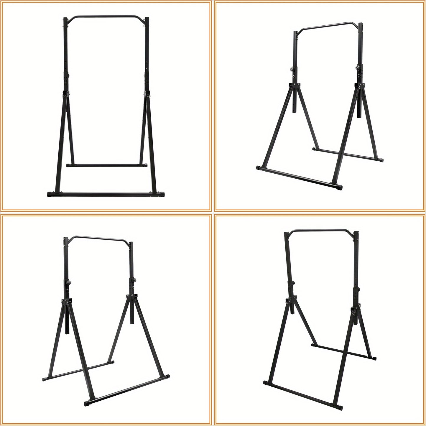 Optrekstang – Pull Up Bar – Chin Up Bar – Wandmontage Stang – Fitness Stang – Verstelbaar 1,75-2,30 m – Hoogwaardig Koolstofstaal – Max. 200 kg Belastbaar