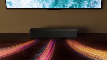 5.1 Surround Sound Systeem – Home Theater Speaker Set – Soundbar – Draadloze Subwoofer – Achterluidsprekers – BassMX Basversterking – SurroundX Technologie – 320W Krachtig Geluid – Zwart Modern Design