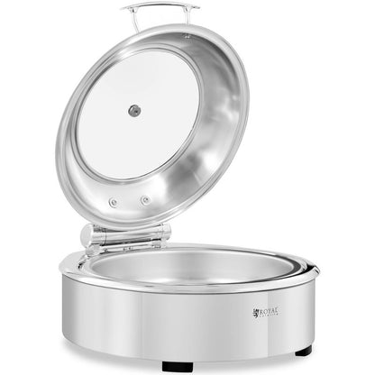 Round Water Food Warmer with a Window, Diameter 39 Cm, 5.5 L