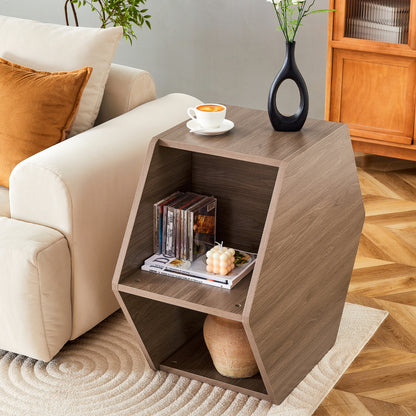 Hexagonal Multifunctional Coffee Table | 79 x 69.4 x 40 cm, Easy-to-Assemble, Modern Style, Suitable for Diverse Spaces, Metal Construction