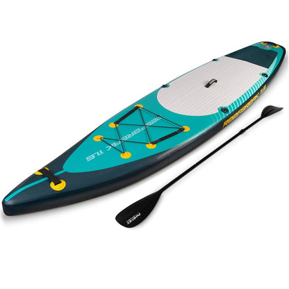 Stand Up Paddleboard – SUP Board – Opblaasbaar Paddleboard – Surfboard – Peddelboard – Compleet Met Peddel En Pomp – 350x81x15 cm – Lichtgewicht Drop Stitch Materiaal