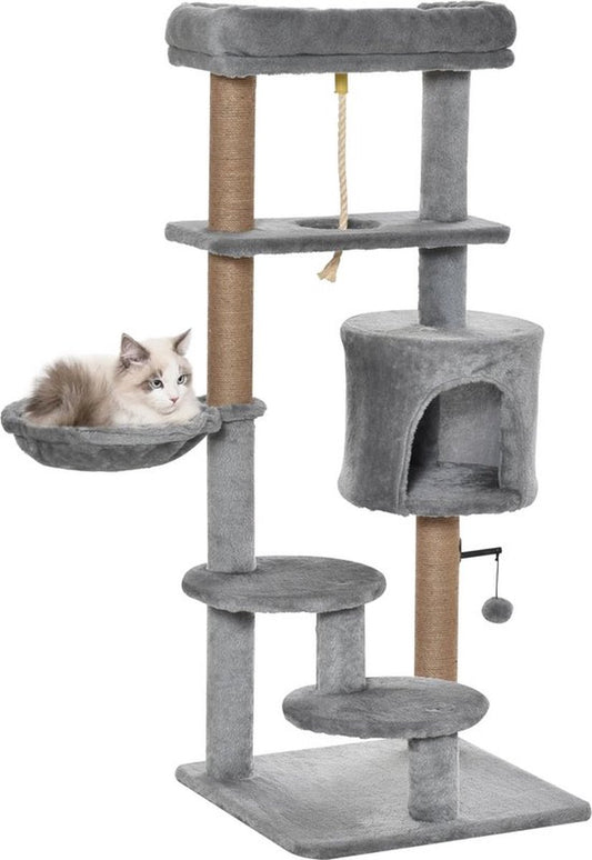 Krabpaal Kat - 120cm - Katten - Krabpaal Voor Katten - Krabpaal voor Grote Katten - Hangmat