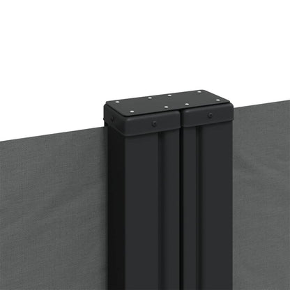 Windscherm – Windbreker – Uitschuifbaar – Tuinscherm – Privacyscherm – 140x1000 cm – Weerbestendig – Stalen Frame – Antraciet