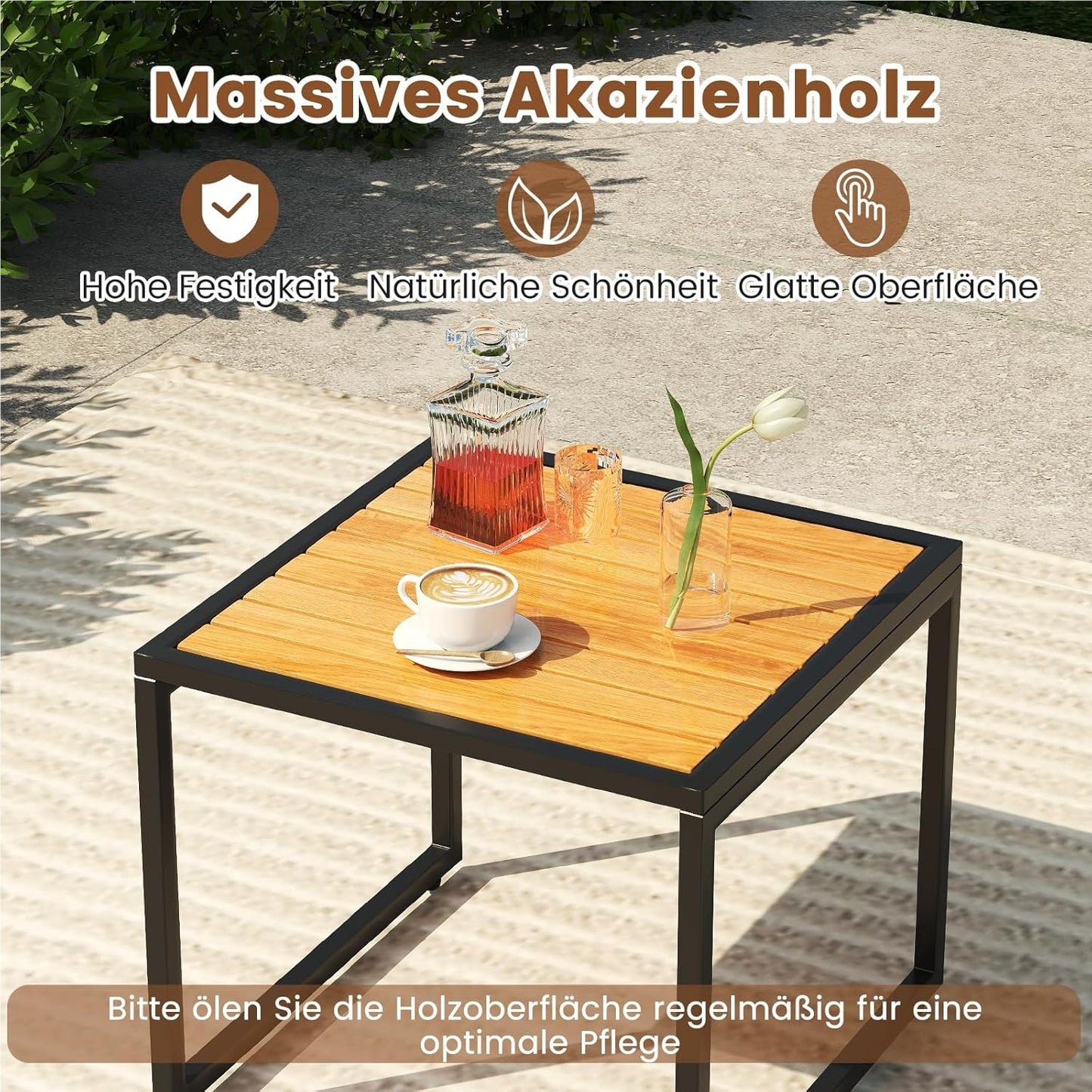 Tuinset – Loungeset – Balkonset – Zitgroep – Bistroset – 5-delig rattan met kussens – Opbergbare voetensteun en inklapbare rugleuning