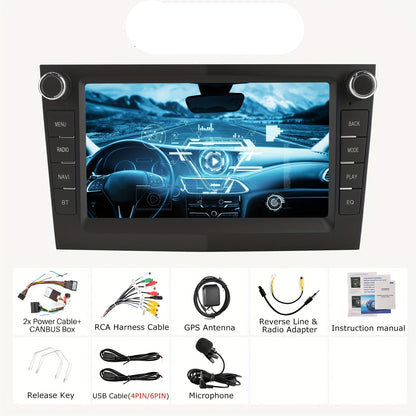 Autostereo – Autoradio – Autoradiosysteem – Autoradiomodule – Autosysteem – 17,78 cm IPS Touchscreen – Android 14 met Draadloze CarPlay & Stuurbediening