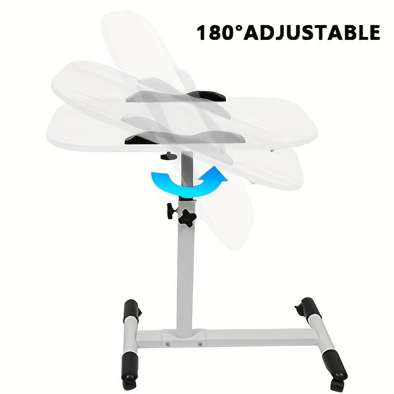 Bureaustoel – Kantoorstoel – Gamingstoel – Draaistoel – Werkstoel – Verstelbaar Hoogte 61-95 cm – Kantelbaar Houten Werkblad 60x40 cm