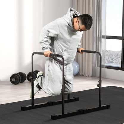 Dipstation – Dip Bars – Krachtstation – Power Tower – Fitnessstation – Verstelbaar 80-105 cm – Stalen Constructie – Maximaal 120 kg Belastbaar