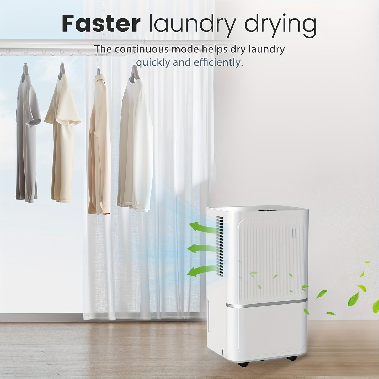 Luchtontvochtiger – Ontvochtiger – Dehumidifier – Vochtvreter – Vochtopnemer – 14L per dag – Wifi & Digitaal Vochtigheidsdisplay
