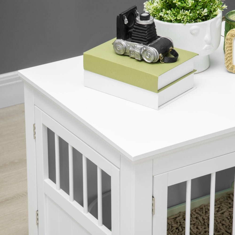 Hondenhok – Hondenbench – Hondenhuis – Hondenkooi – Dierenverblijf – Multifunctionele Tafel – Stevig Hout – Voor Kleine Honden Tot 10 kg