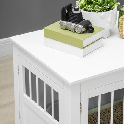 Hondenhok – Hondenbench – Hondenhuis – Hondenkooi – Dierenverblijf – Multifunctionele Tafel – Stevig Hout – Voor Kleine Honden Tot 10 kg