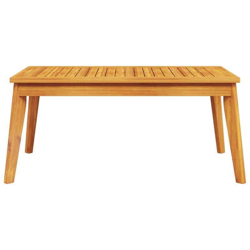 Tuin-Eettafel – Buitentafel – Terrastafel – Balkonset – Loungtafel – Massief Acaciahout – Compact 100x55x45 cm – Weerbestendig