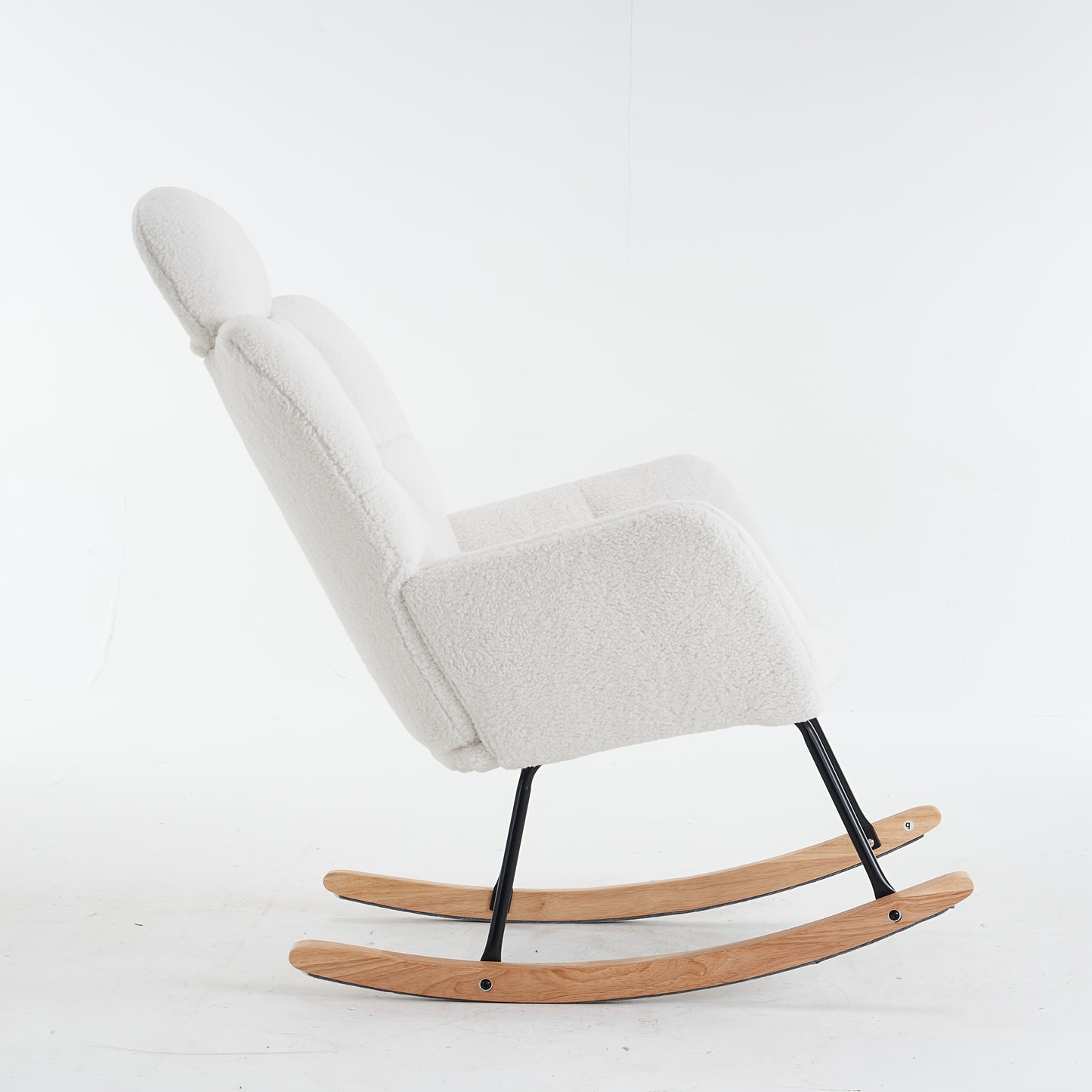 Lounge‑Stoel met Zacht Gecushioneerde Zitting – Luxe Vrijstaande Ontspanningsstoel in Wit, Voor Woonkamer of Slaapkamer