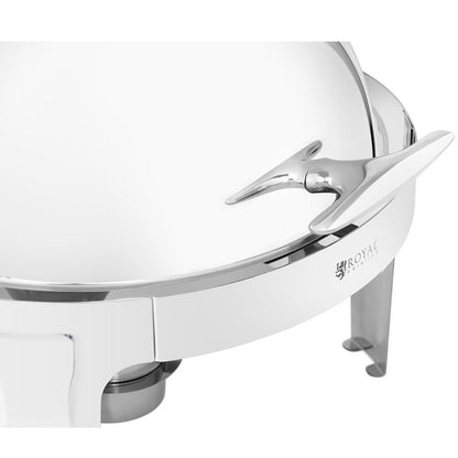 Voedselwarmer Rond – Warmhoudpan – Buffet Warmer – Catering Warmhouder – Draagbare Voedselverwarmer – 6 Liter Inhoud – Roestvrij Staal – Geen Elektriciteit Nodig