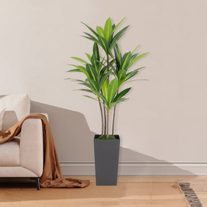 Kunstplant Agave – Nepplant Vetplant Kamerplant Potplant – 152,4 cm Hoog – Duurzaam PE Kunststof – Onderhoudsvriendelijk & Natuurgetrouw