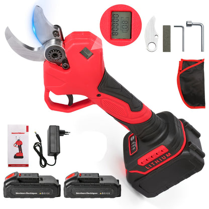 Elektrische Snoeischaar – Snoeischaar – Takkenknipper – Boomschaar – Tuinschaar – Draadloos – 1000W Brushless Motor – 2 Batterijen 1500mAh