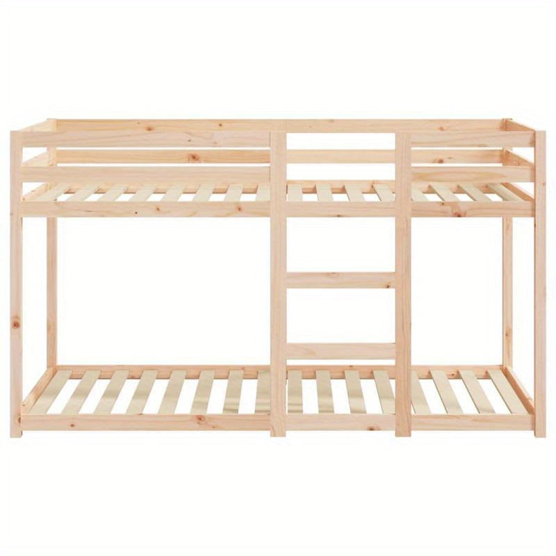 Stapelbed – Hoogslaper – Bunkbed – Kinderbed – Eenpersoonsbed – Massief Grenen Hout – 75x190 cm