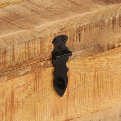 Opbergdoos Hout – Opbergbox – Opbergkist – Organizer – Opbergbak – Massief Mangohout Brun – Compact Formaat 39x28x31 cm – Duurzame Natuurlijke Waxafwerking