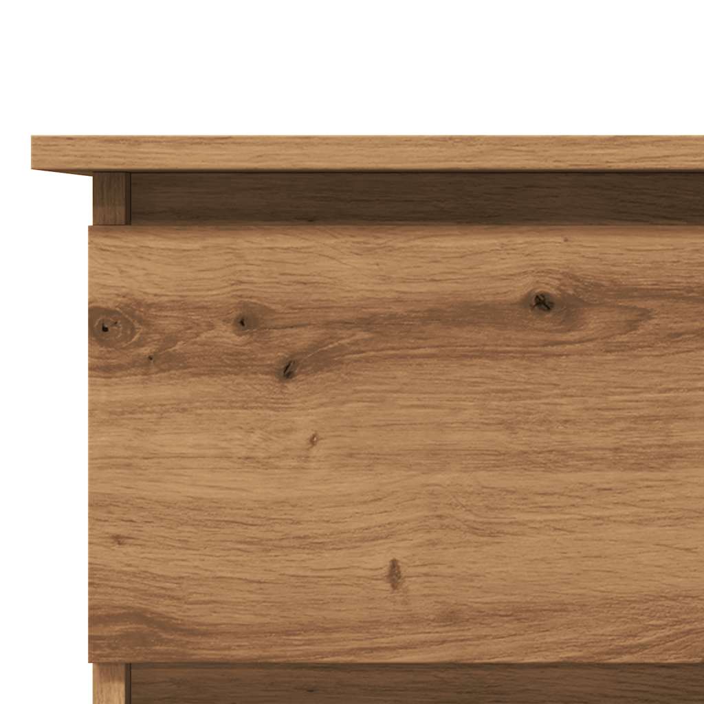 Hoekbureau – Hoekbureau Gaming – Bureautafel – Computertafel – L-vormig – Hout – Stevig en Vochtbestendig – Met 2 Deuren en 4 Lades – Artisan Oak