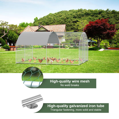 Tuinhuis – Motorfiets Schuur – Fietsenhok – Buitenshuis Opslag – Tijdelijke Opslagschuur – 241x244x217 cm – Waterdicht en UV-bestendig – Gegalvaniseerd Stalen Frame