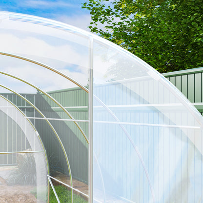 Tuinkas – Kweekkas – Moestuin Kas – Plantenkas – Serre – Transparant – 12 m² Ruimte – UV-bestendig PE-materiaal