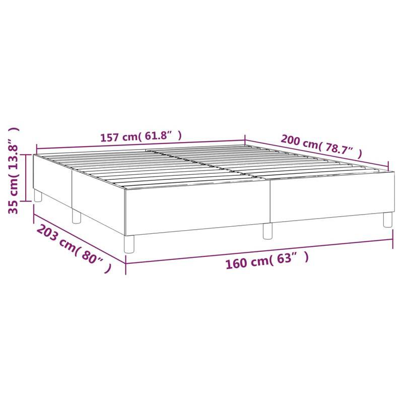 Modern Light Gray Bed Frame 160x200cm - Removable Fabric, Wooden Slats, No Power Needed, All-Season Comfort, Easy Assembly, Contemporary Style for Small Spaces, Bedroom Furniture, Minimalist Bedroom, Durable Bed Frame