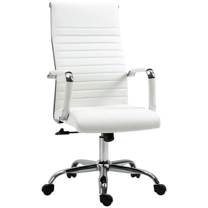 Bureaustoel – Office Chair – Draaistoel – Kantoorstoel – Ergonomische Stoel – Verstelbare Zithoogte – PU Kunstleer Zitting