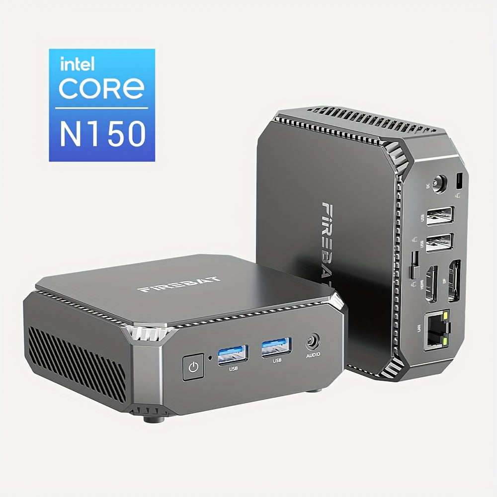Mini PC – Mini Computer – Compact Desktop – Kleine PC – Stille PC – 12 GB DDR4 RAM – 512 GB SSD – Dual 4K HDMI – WiFi 5 & Bluetooth 4.2