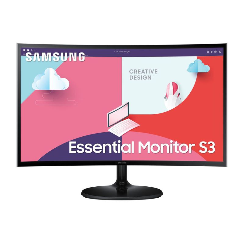 27 inch Monitor – LED Scherm – Computerscherm – Display – Beeldscherm – Full HD Resolutie – Strak Zwart Design