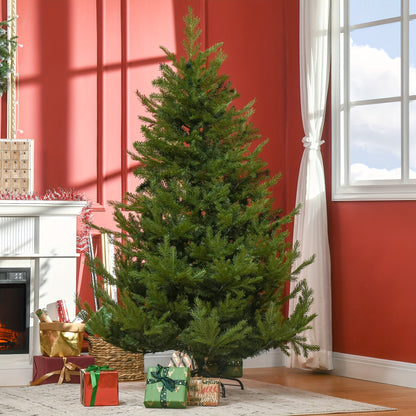 Kunstkerstboom – Nepboom – Kerstboom – Vouwbare Boom – Dennenboom Groen – 180 cm Hoog – Automatisch Inklapbaar – Dichte Weelderige Takken
