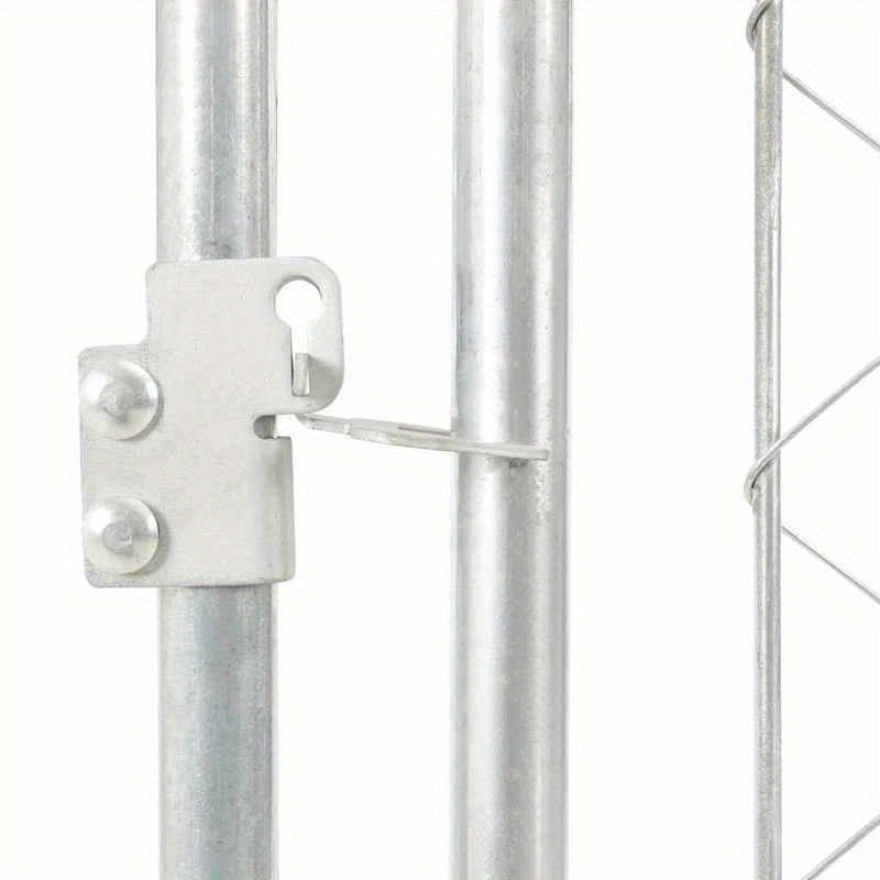 Hondenkennel – Buitenkennel – Hondenhok – Dierenverblijf – Tuinkennel – Met Dak – 200x200x135 cm – Robuust Staal
