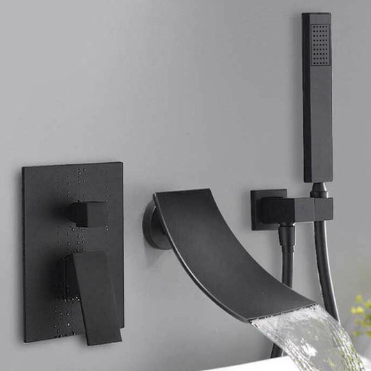 Badkraan – Badmengkraan – Badthermostaat – Douchekraan – Handdouche – Wandmontage – Mat Zwart – Duurzaam Zinklegering & Messing