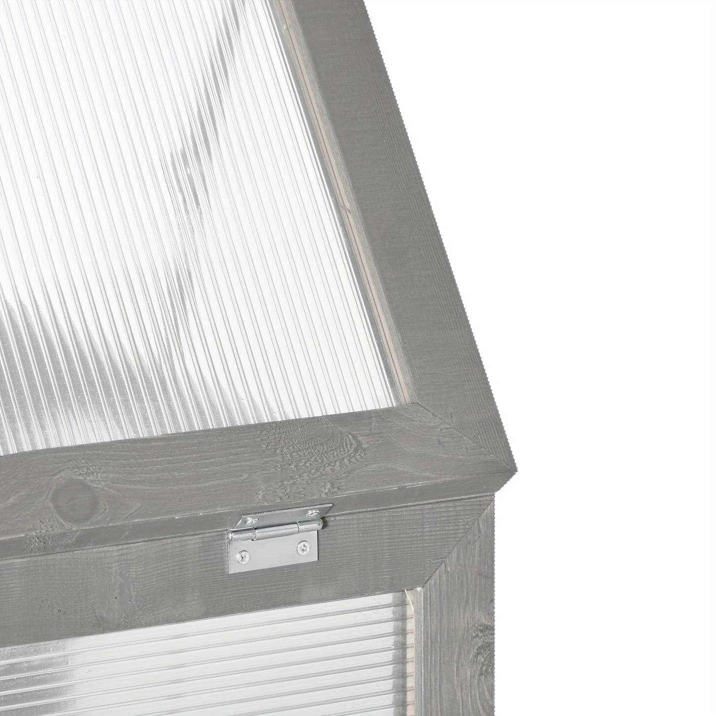 Kweekkas – Kweekkast – Plantenkas – Mini Kas – Cold Frame – 3 Laags – Hout En Polycarbonaat – Weerbestendig – Max 15 Kg Draagvermogen