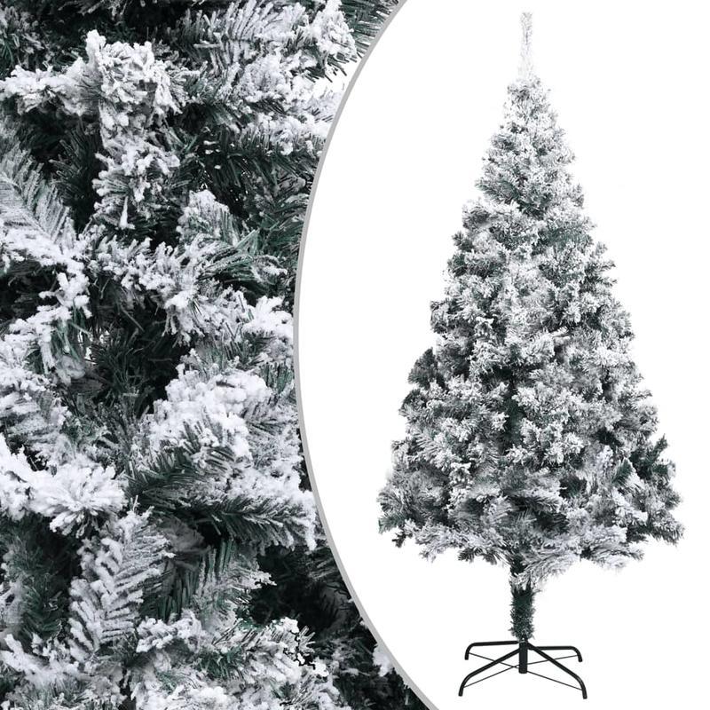 Kunstkerstboom – Nepkerstboom – Kerstboom – Sneeuwboom – Kunstboom – 300 cm Hoog – PVC Takken Met Witte Sneeuwlaag – Stevige Metalen Stam – Gebruiksklaar Zonder Montage