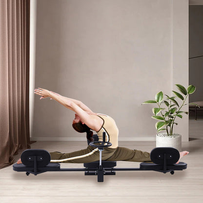 Horizontale Cross Leg Stretcher – Leg Extension Machine – Leg Curl Machine – Leg Exercise Trainer – Split Stretch Machine – Duurzaam Hoogwaardig Polymeer – Compact Voor Thuisgebruik