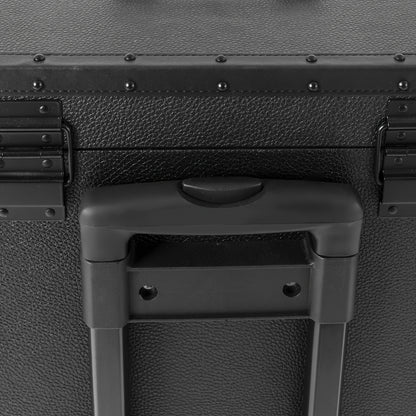 Make-up Trolley – Make-up Koffer – Beauty Case – Cosmetica Organizer – Salon Trolley – Zwarte Make-up Koffer – Duurzaam PU Materiaal – 4 Zwenkwieltjes Voor Makkelijk Verplaatsen